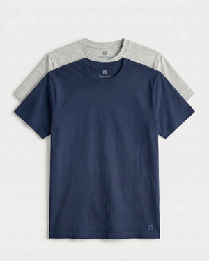 Grey Marl/Navy