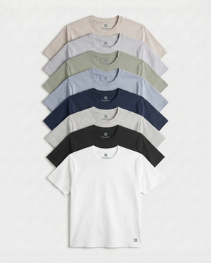 White/Grey Marl/Navy/Black & Denim/Sage/Harbor Mist/Stone